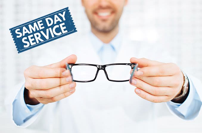 same-day glasses services